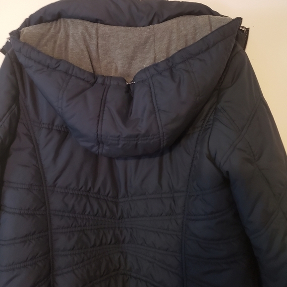 Novelti long hooded coat - Picture 5 of 10